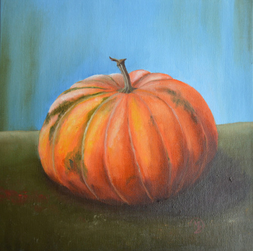 Dýně olejem, originál 25 x 25 cm — foto 5