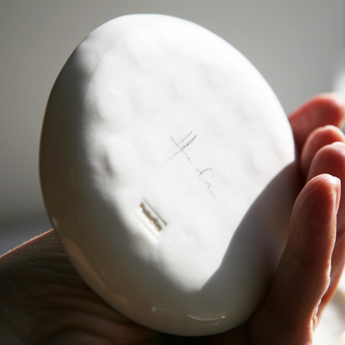 Talířek srdcový 9cm porcelán — foto 3