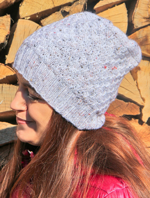 Mlha nad městem - čepice beanie — foto 2