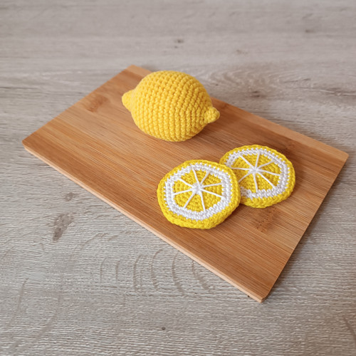Háčkovaný citron - plátek — foto 3