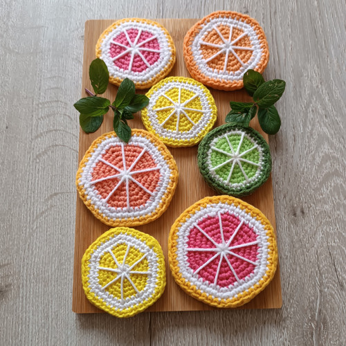 Háčkovaný citron - plátek — foto 4