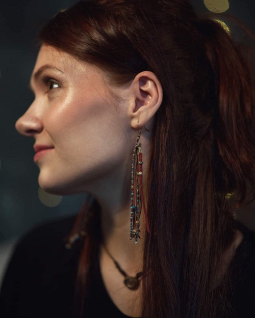 Náušnice Amazónky — foto 3