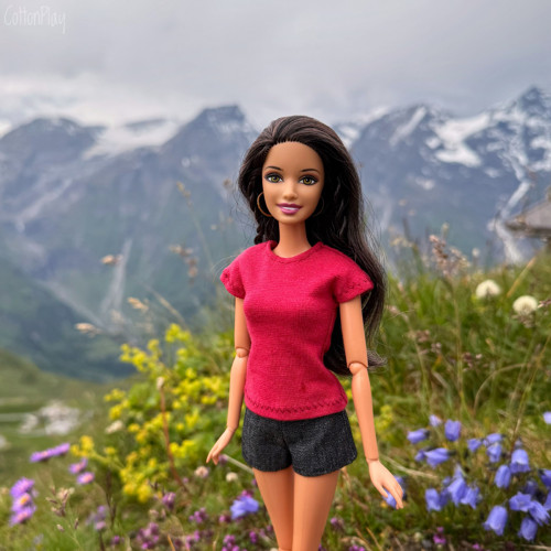 Barbie - tričko malinově červené — foto 2