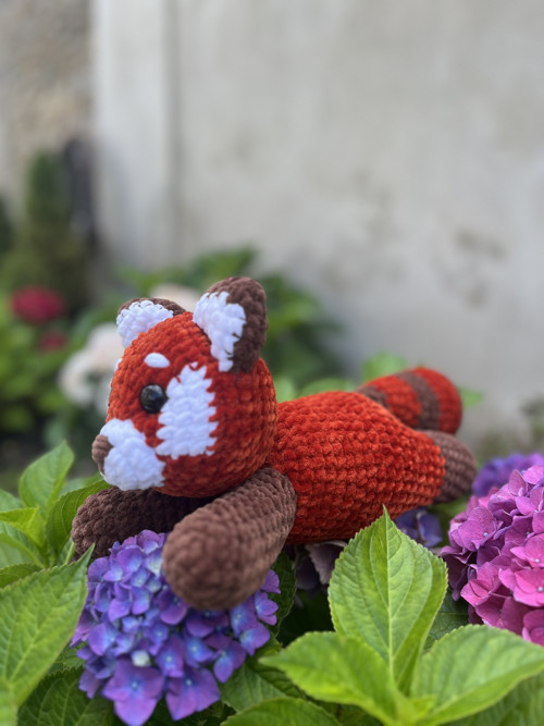 Háčkovaná červená panda — foto 5