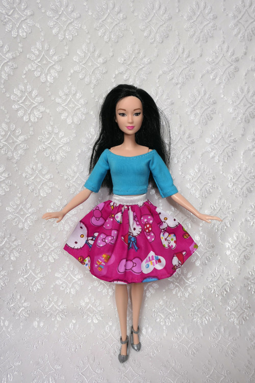Tričko + sukně pro Barbie — foto 5