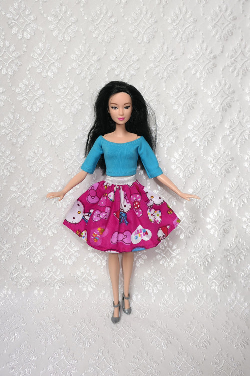 Tričko + sukně pro Barbie — foto 4