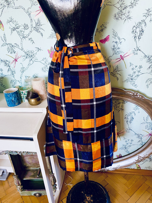 Sukně tartan v hedvábí — foto 4