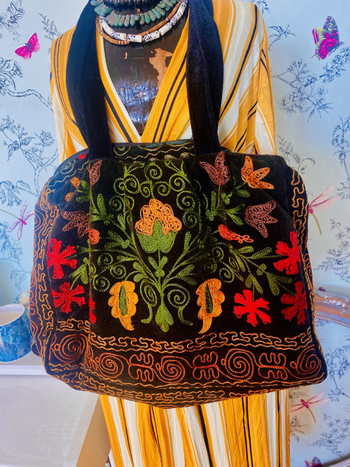Kabela vintage boho vyšívaná — foto 3