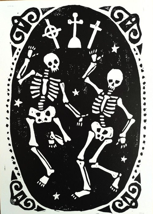 Linoryt 'Danse macabre' — foto 3