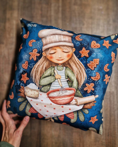 Polštář s ilustrací Pečiem — foto 2