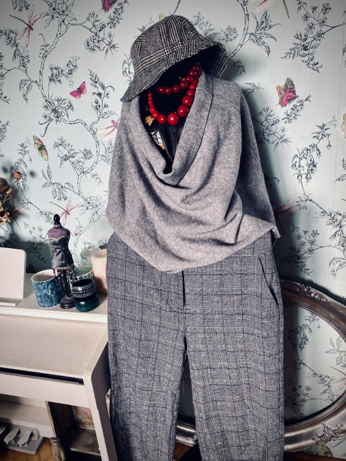 Kalhoty dandy chic s vlnou — foto 2