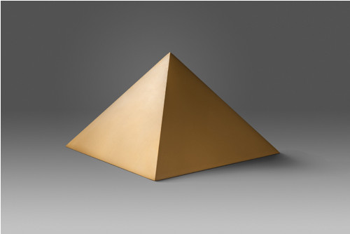 Pyramida 15x15 cm 'zlatá' — foto 3
