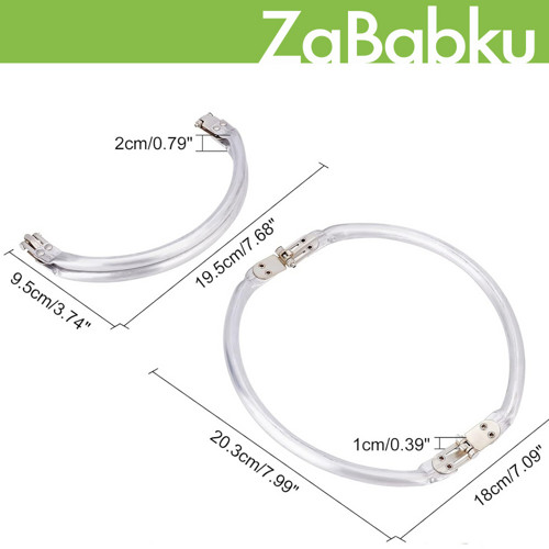 Rám (nebo ucha) na výrobu tašky 20cm — foto 2