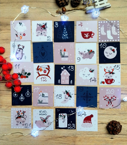 Samolepky - Adventní kalendář - v lese — foto 3