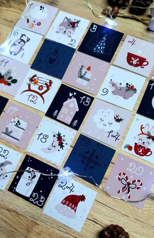 Samolepky - Adventní kalendář - v lese — foto 2