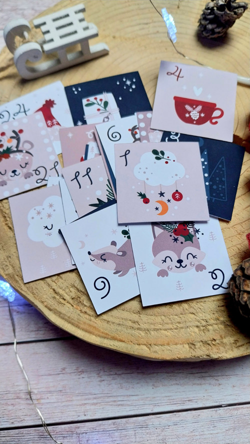 Samolepky - Adventní kalendář - v lese — foto 4