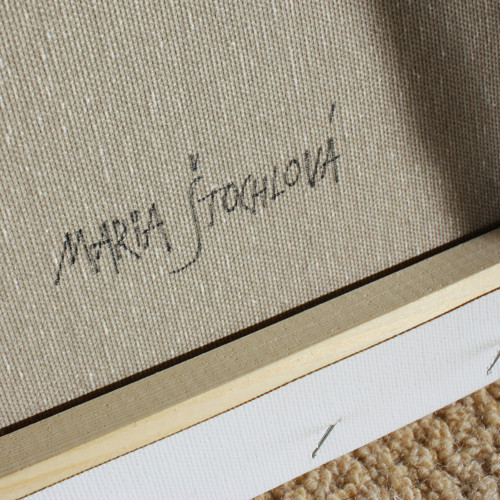 V červeném kabátku ... 40x40cm — foto 5