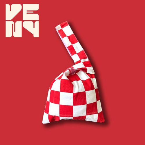 Taška červená kostka — foto 2