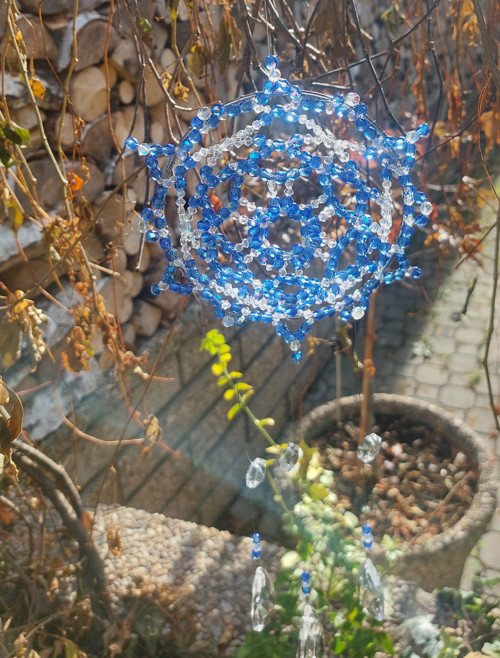 Korálková mandala, lapač SVĚTLA — foto 2