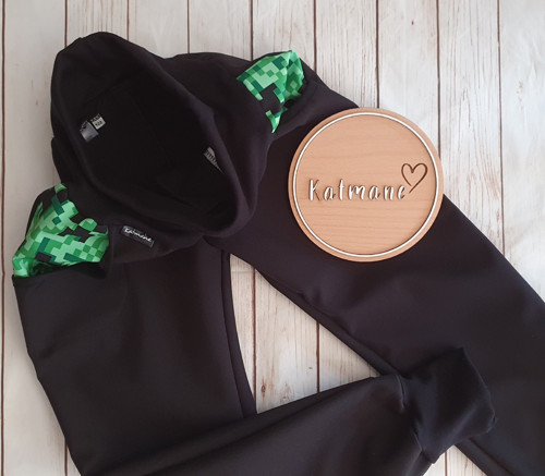 Softshellový komlet zimní - bunda+kalhoty černá — foto 5