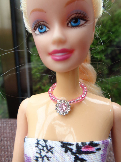 Náhrdelník štrasový pro barbie - 3 — foto 2