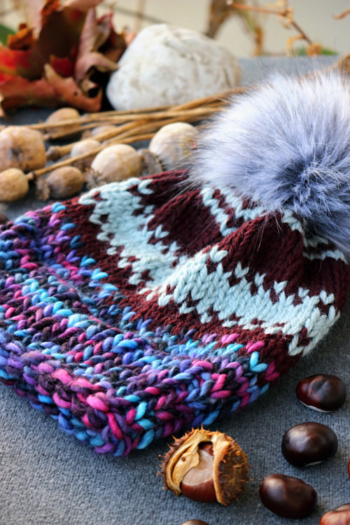 Čapule chunky merino/alpaka "V Arktidě" — foto 2
