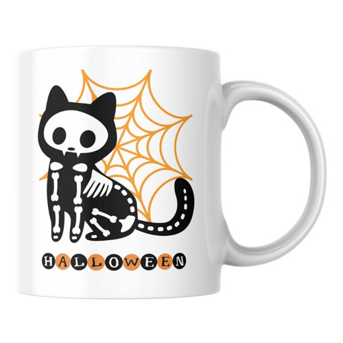 Halloween s kočkou - Hrníček — foto 5