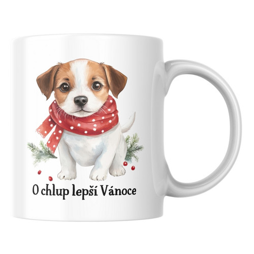O chlup lepší Vánoce - štěně - Hrníček — foto 5