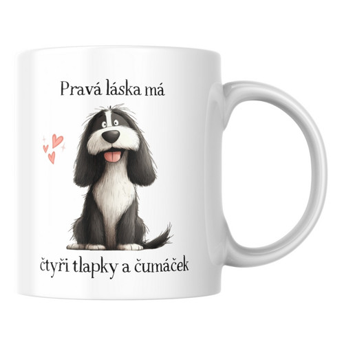 Pravá láska - bearded kolie - Hrníček — foto 5
