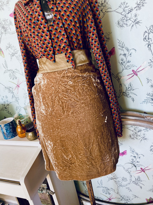 Sukně hedvábný samet — foto 2