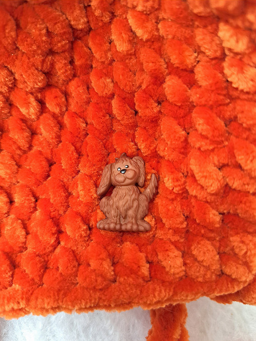 Čepička a botičky pro novozeně - oranžová — foto 4