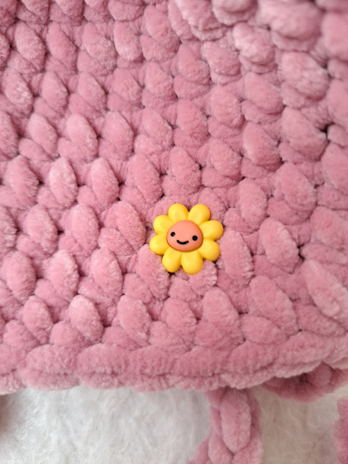 Čepička pro novozeně - růžová — foto 3