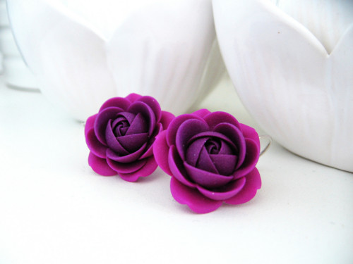 Violetta, visací náušnice — foto 2