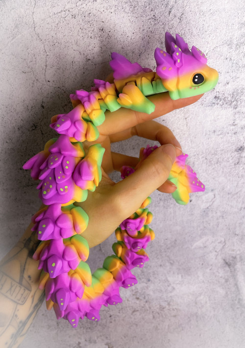 Flexi drak Rubikuro růžový zelený — foto 3