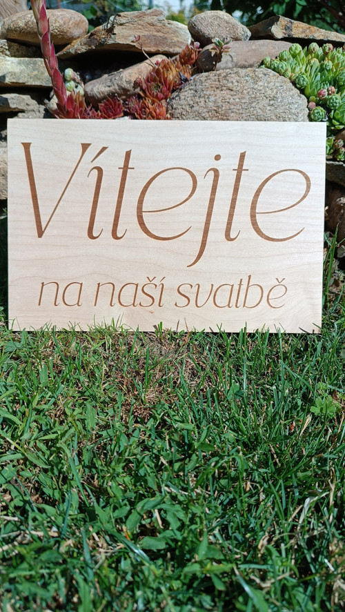 Svatební uvítací cedule — foto 4