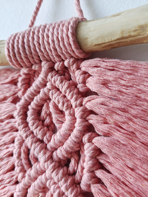 Macramé list pink — foto 3