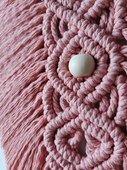 Macramé list pink — foto 2