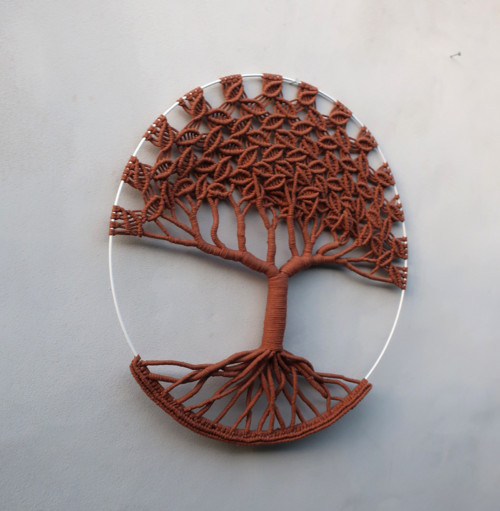 Strom života macramé - průměr kruhu 60cm — foto 2