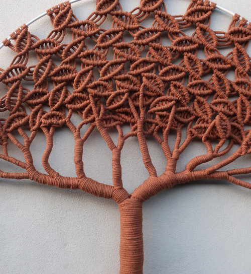 Strom života macramé - průměr kruhu 60cm — foto 4