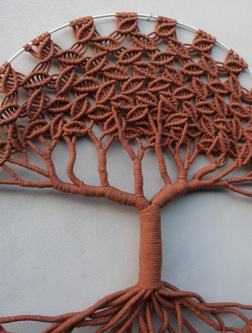 Strom života macramé - průměr kruhu 60cm — foto 3