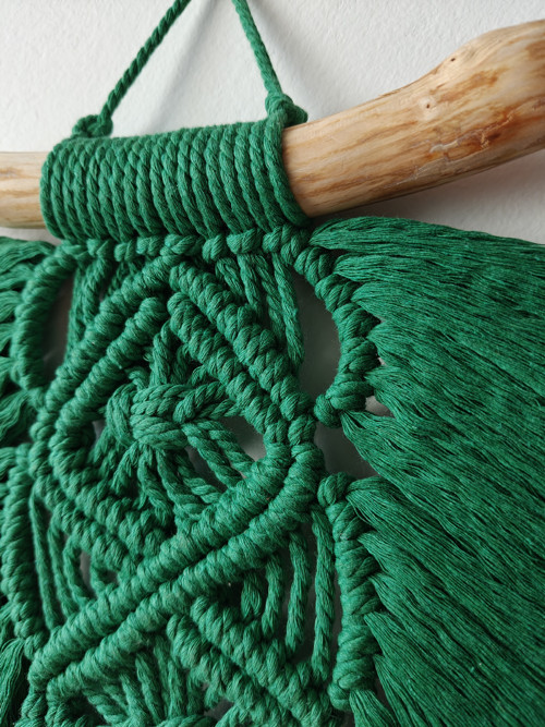 Macramé velký list — foto 3