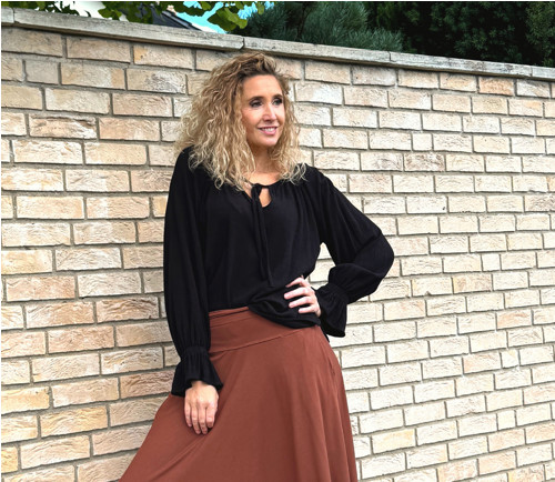 Tunika se lnem černá — foto 3