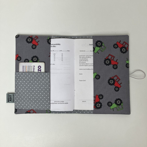 Obal na očkovací průkaz- traktor — foto 4