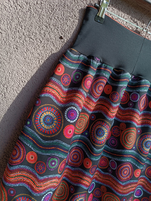 Colours ... suknička zimní softshellová S/M — foto 4