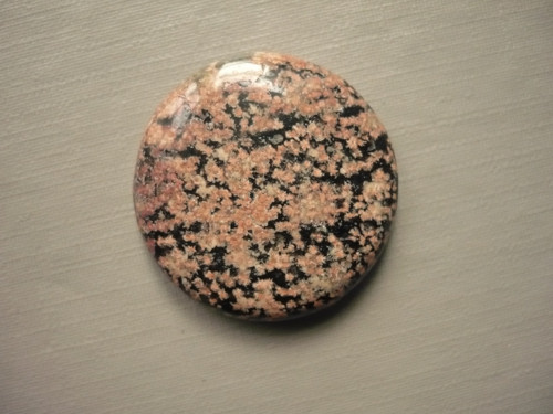 Kabošon jaspisu leopard 26 mm, č.2Cf — foto 2