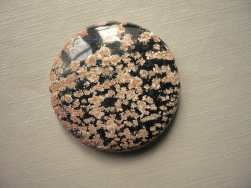 Kabošon jaspisu leopard 26 mm, č.4Cf — foto 2