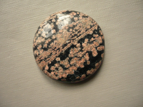 Kabošon jaspisu leopard 26 mm, č.6Cf — foto 2