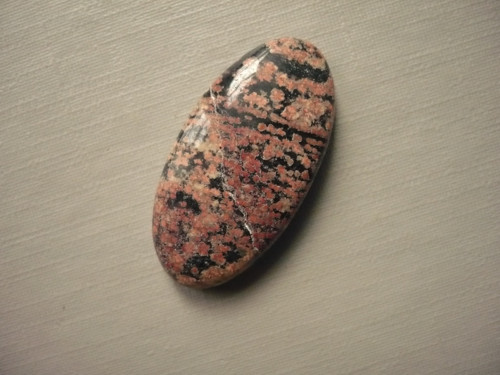 Kabošon jaspisu leopard 29 mm, č.15Cf — foto 2