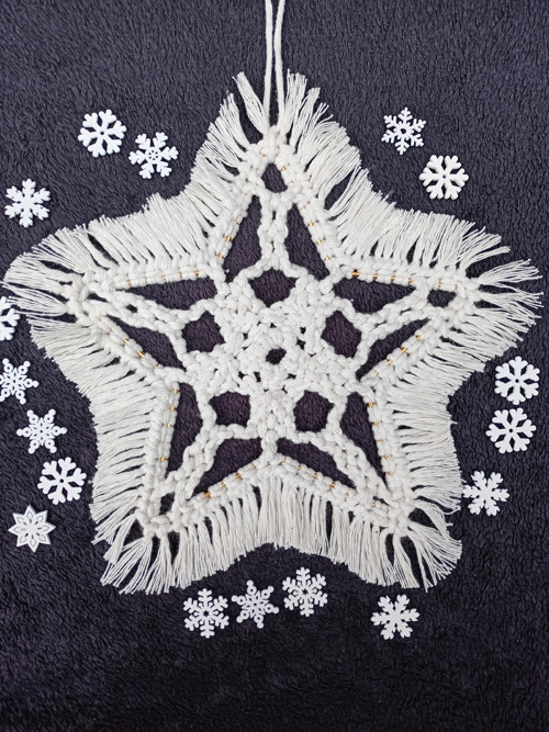 Hvězda, macrame — foto 4