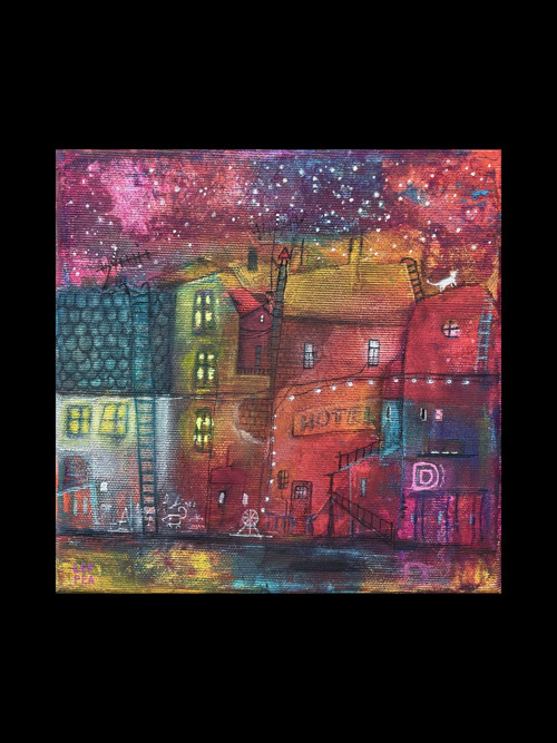 Barevná tma - 20x20cm — foto 4